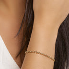 Armband anker 3,5 mm 18,5 cm 14k geelgoud