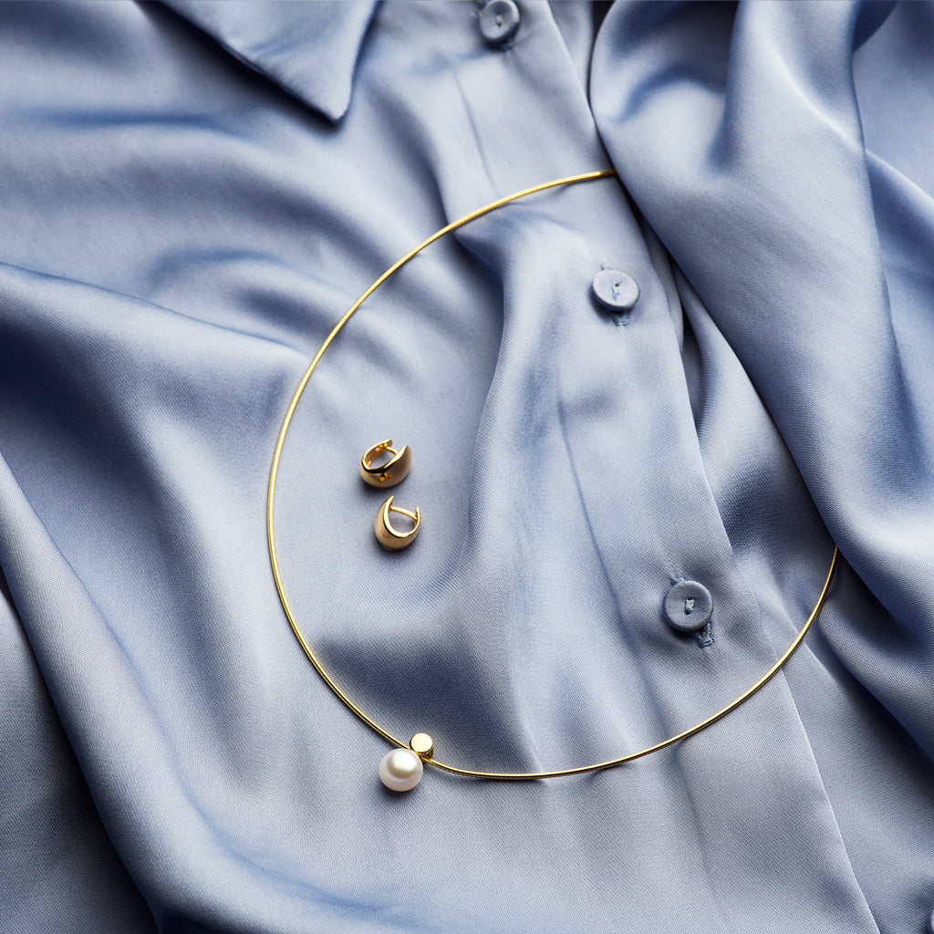 Klapoorringen 14k geelgoud