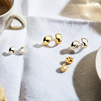 Klapoorringen 14k geelgoud