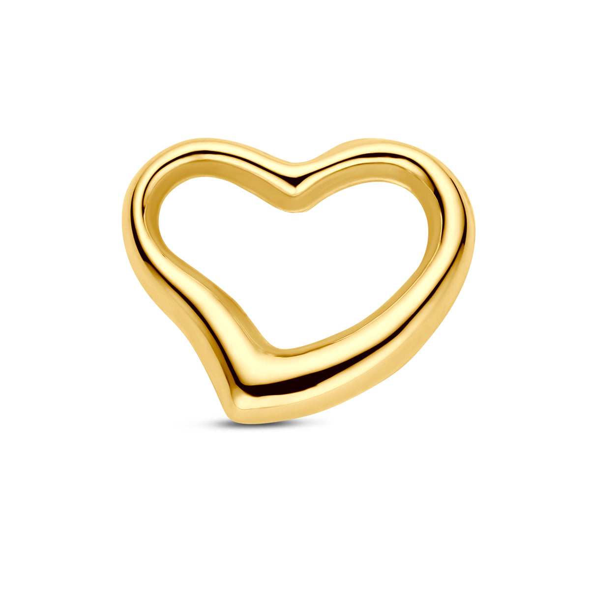Hanger hart 14k geelgoud