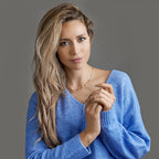 Armband rondjes 17 - 19 cm 14k geelgoud