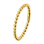 Aanschuifring bolletjes 14k geelgoud