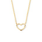 Collier hart 40 - 42 - 44 cm 14k geelgoud