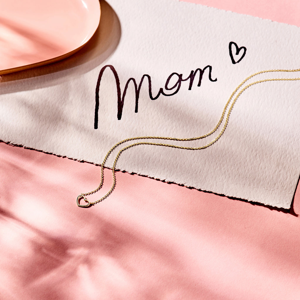 Collier hart 40 - 42 - 44 cm 14k geelgoud