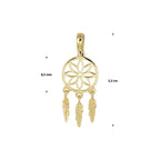 Hanger dromenvanger 14k geelgoud