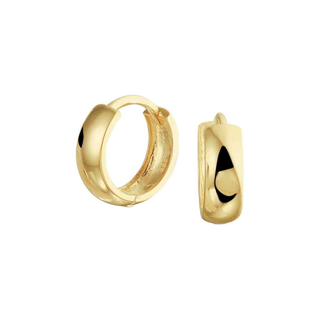 Klapoorringen 14k geelgoud