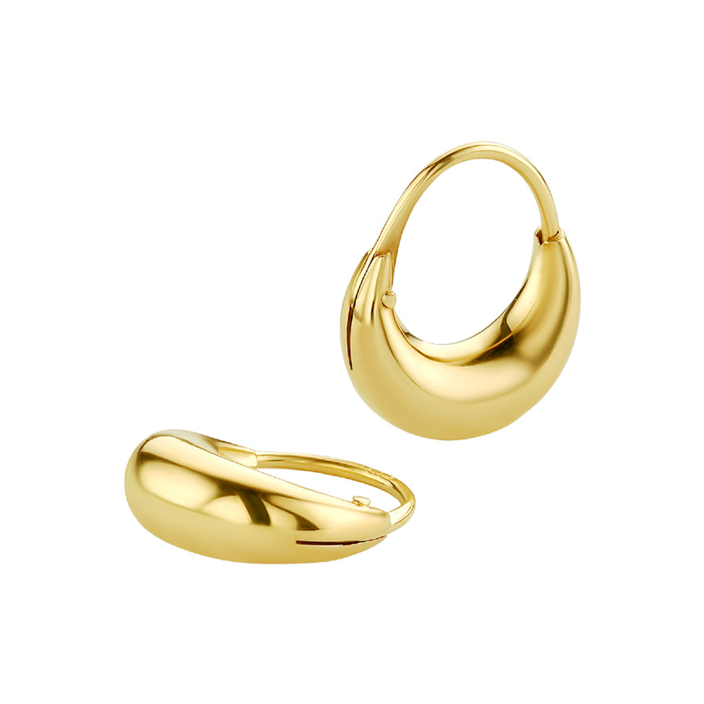 Oorringen 14k geelgoud