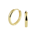 Klapoorringen 14k geelgoud