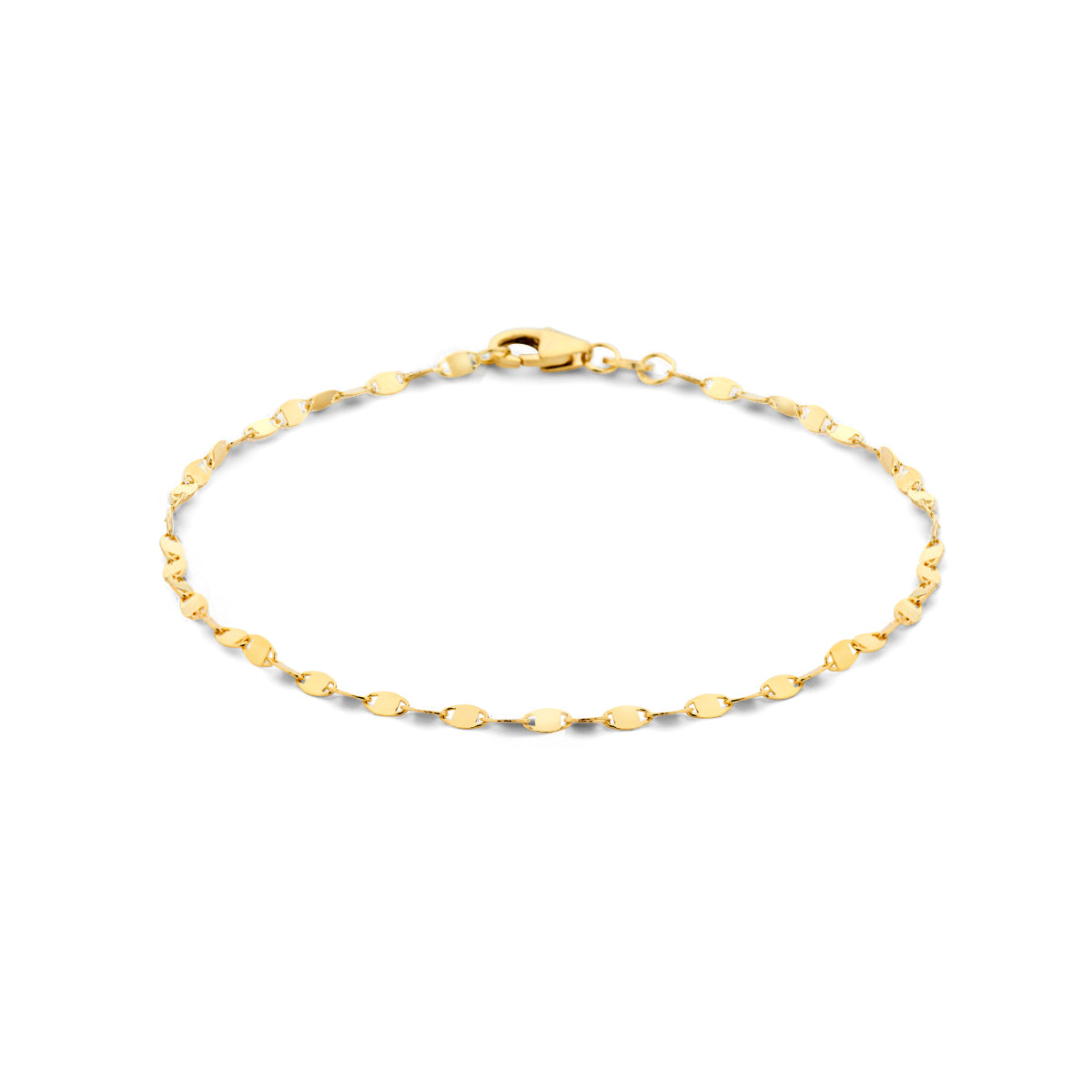 Armband 2,0 mm 18 cm 14k geelgoud