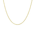 Singapore 1,2 mm 14k geelgoud