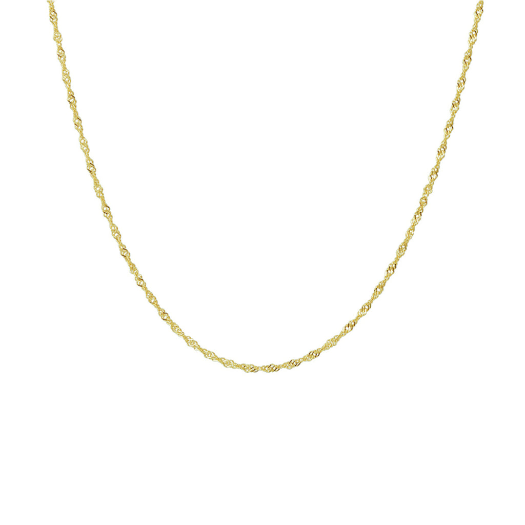 Singapore 1,2 mm 14k geelgoud