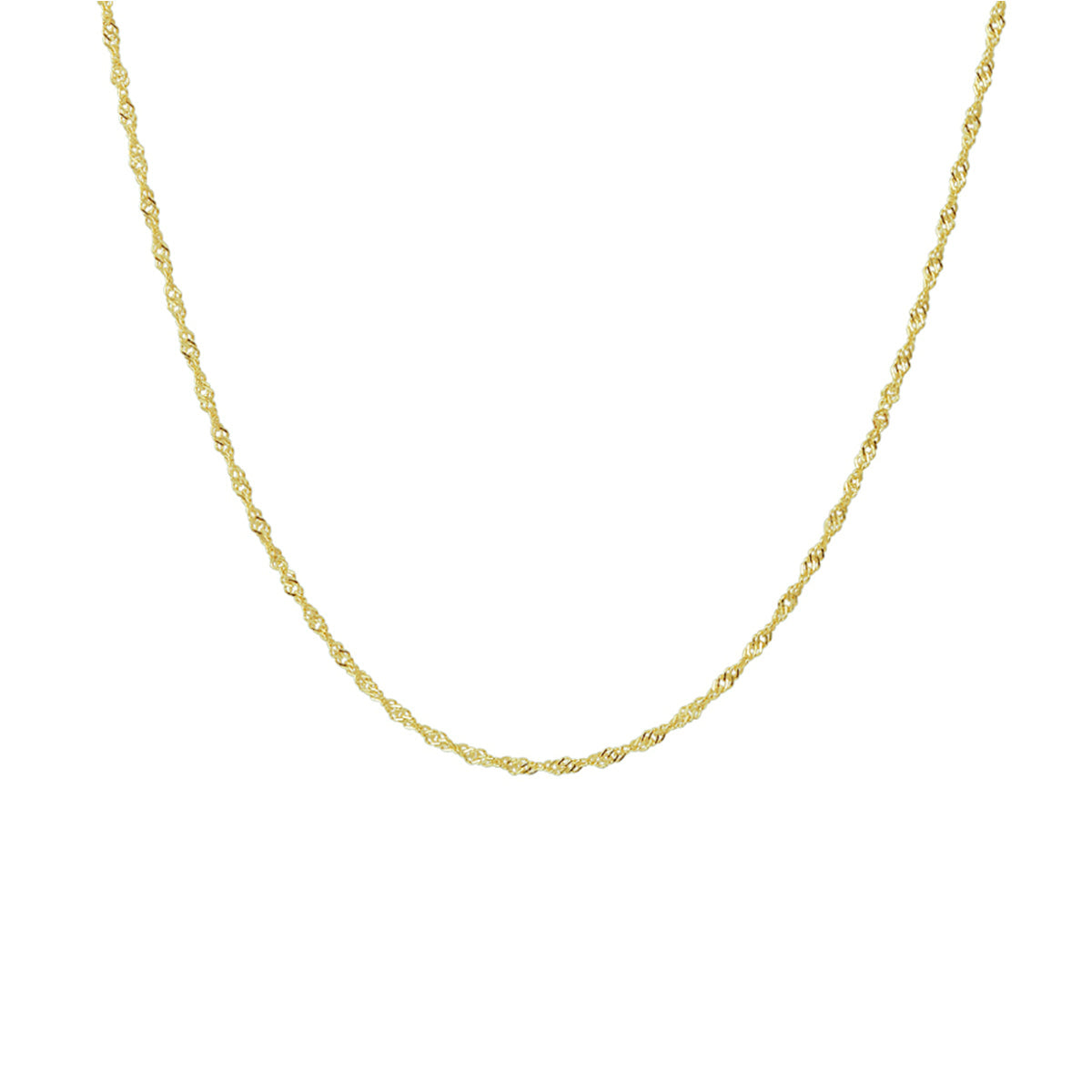 Singapore 1,2 mm 14k geelgoud