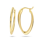 Oorringen 14k geelgoud