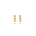 Oorknoppen bolletjes 14k geelgoud