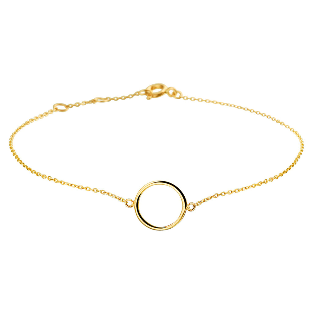 Armband rondje 0,8 mm 16,5 - 17,5 - 18,5 cm 14k geelgoud