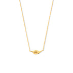 Collier veer 0,8 mm 40 - 42 - 44 cm 14k geelgoud