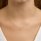 Collier rondje 0,8 mm 40 - 44 cm 14k geelgoud