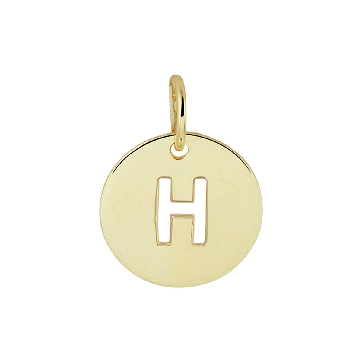 Hanger letter 14k geelgoud