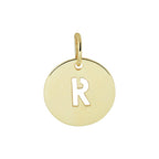 Hanger letter 14k geelgoud