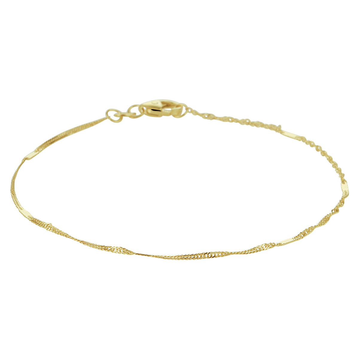 Singapore 1,1 mm 14k geelgoud