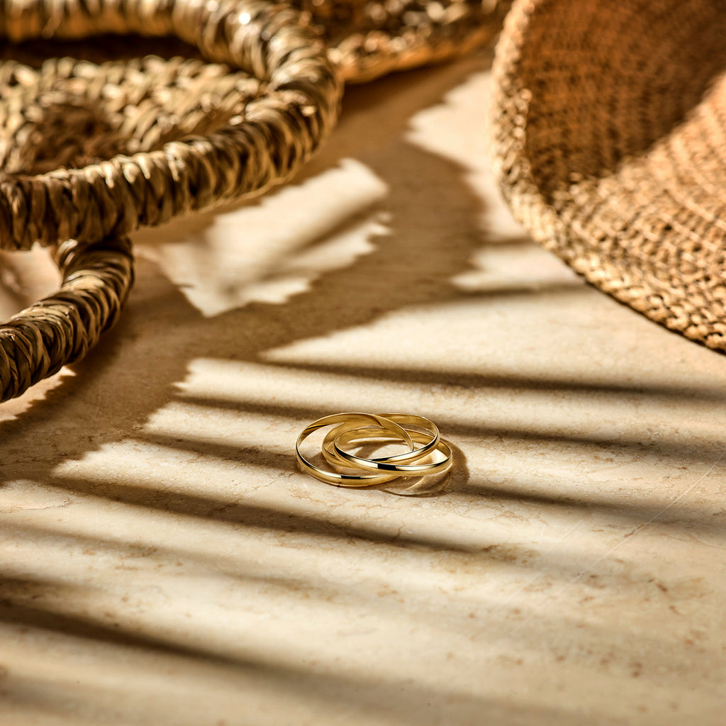 Trinity ringen 14k geelgoud