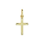 Hanger kruis 14k geelgoud