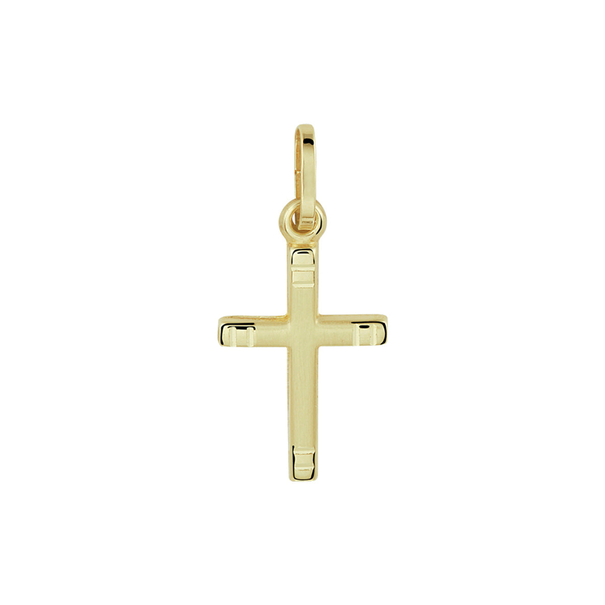 Hanger kruis 14k geelgoud