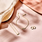 Armband infinity 16,5 - 18,5 cm 14k geelgoud