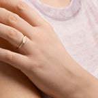 Graveerring 14k geelgoud