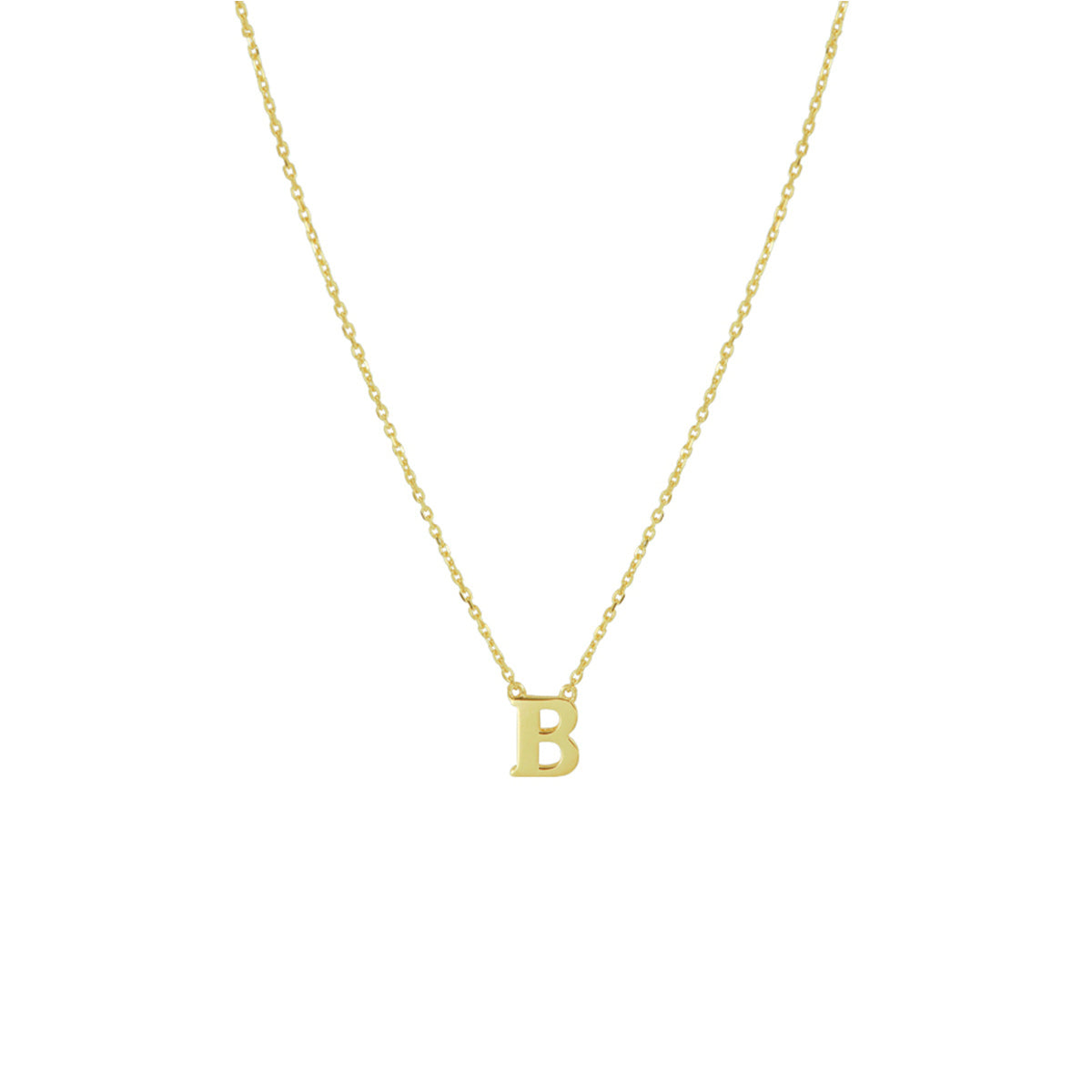 Collier letter 40 - 42 - 44 cm 14k geelgoud