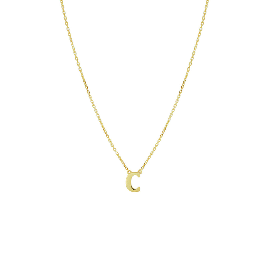 Collier letter 40 - 42 - 44 cm 14k geelgoud