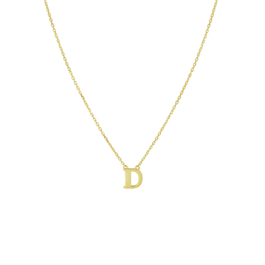 Collier letter 40 - 42 - 44 cm 14k geelgoud