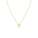 Collier letter 40 - 42 - 44 cm 14k geelgoud