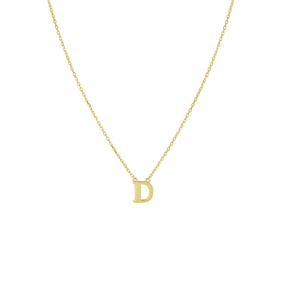 Collier letter 40 - 42 - 44 cm 14k geelgoud