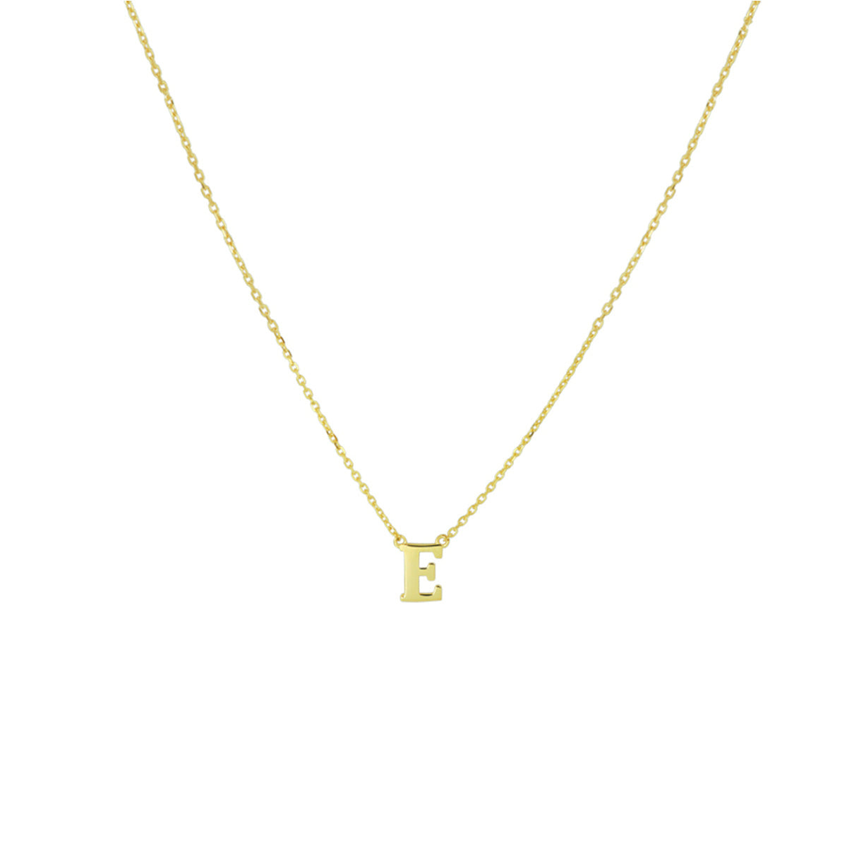 Collier letter 40 - 42 - 44 cm 14k geelgoud