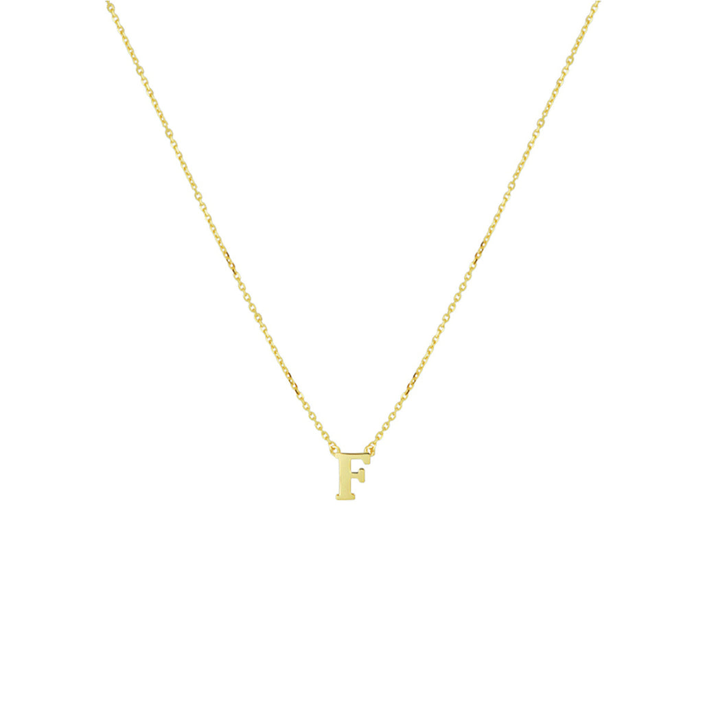 Collier letter 40 - 42 - 44 cm 14k geelgoud
