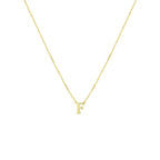 Collier letter 40 - 42 - 44 cm 14k geelgoud