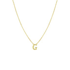 Collier letter 40 - 42 - 44 cm 14k geelgoud