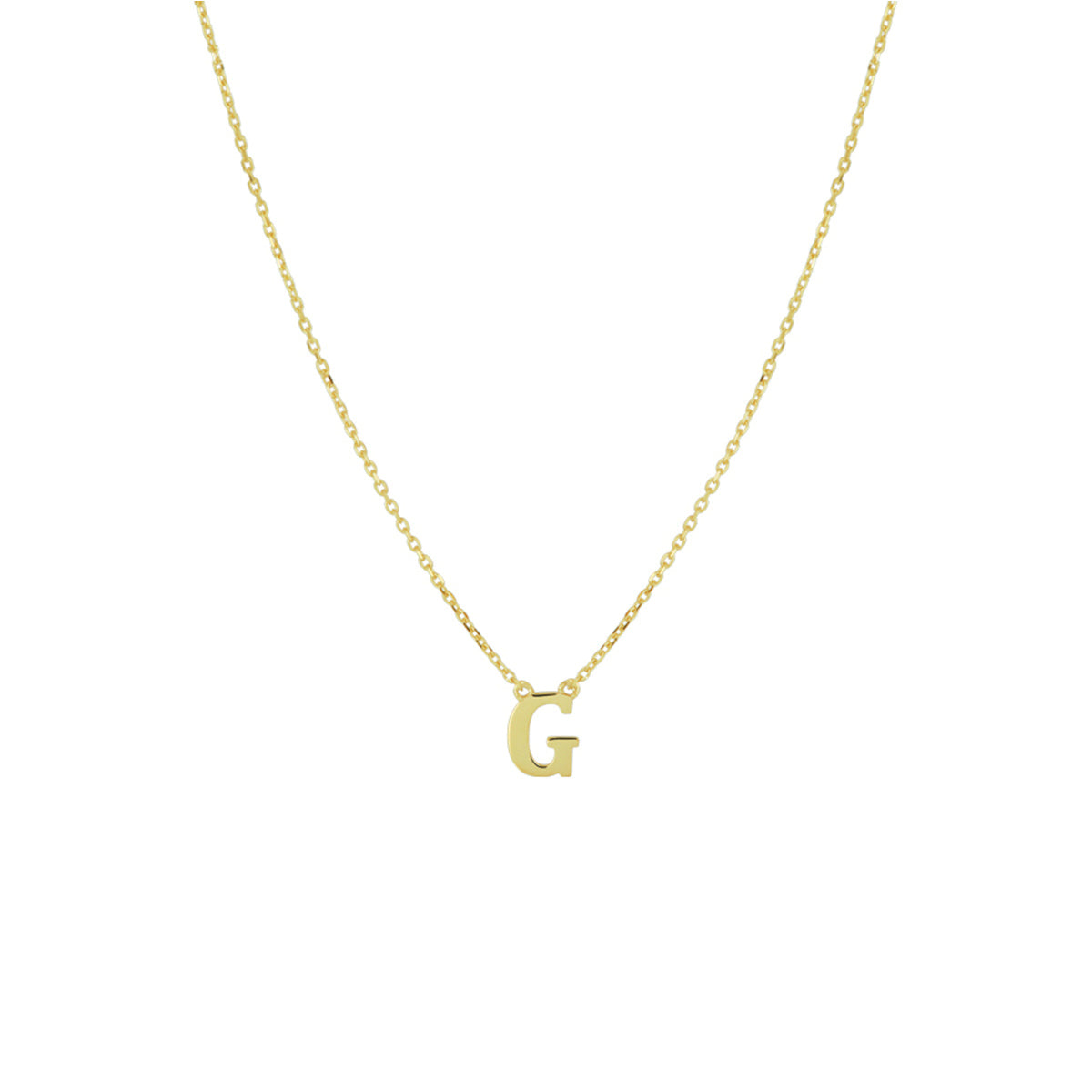 Collier letter 40 - 42 - 44 cm 14k geelgoud