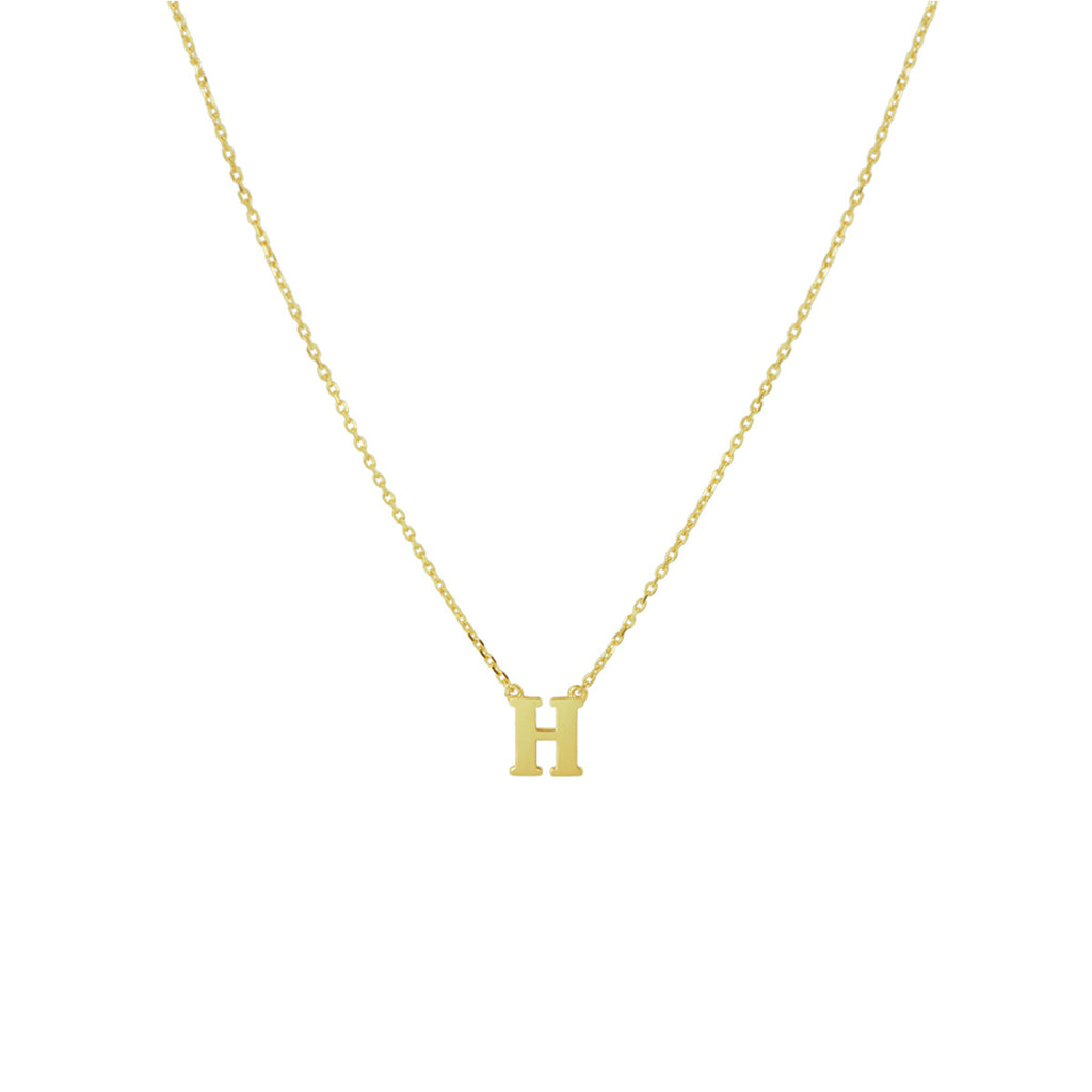Collier letter 40 - 42 - 44 cm 14k geelgoud