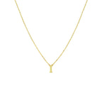 Collier letter 40 - 42 - 44 cm 14k geelgoud