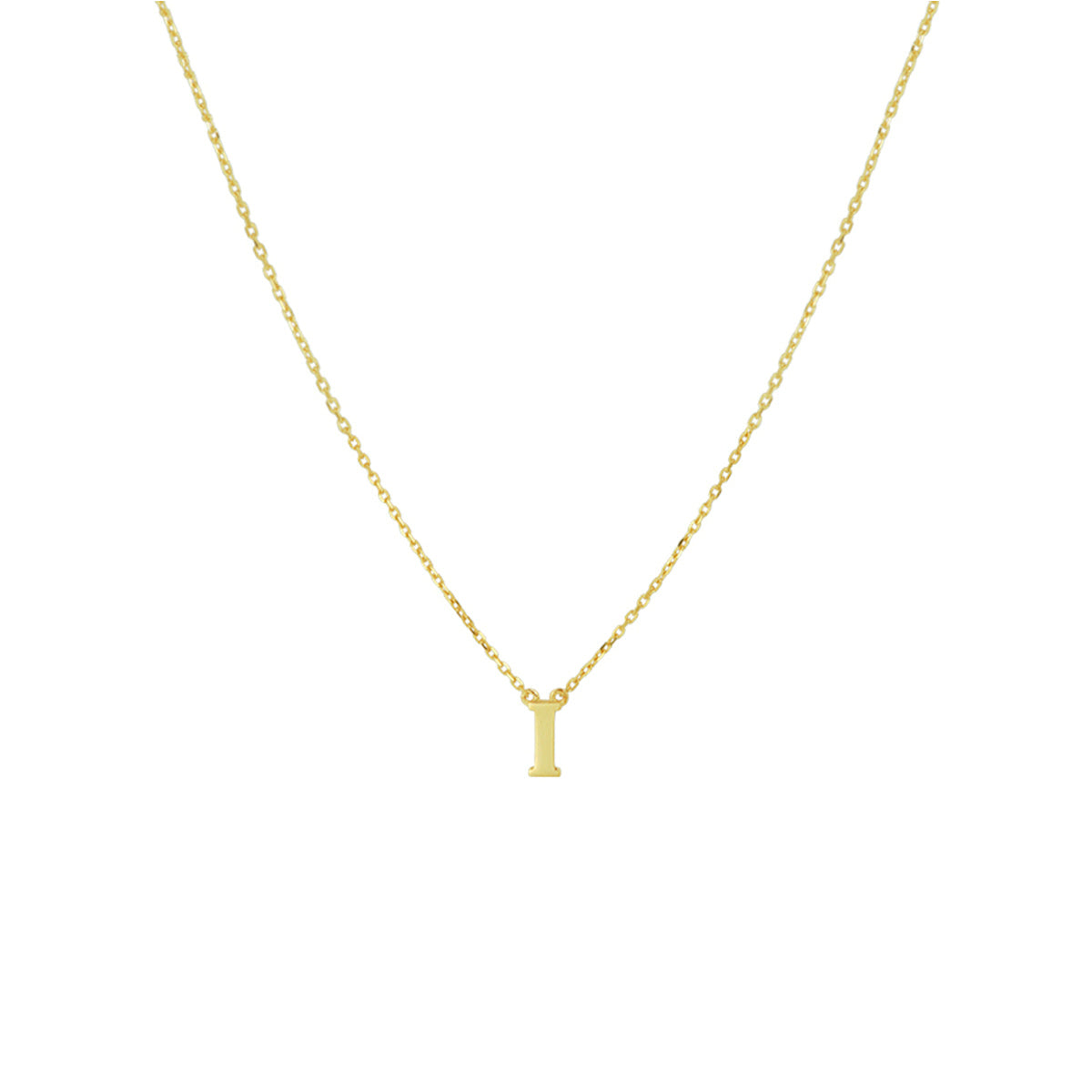 Collier letter 40 - 42 - 44 cm 14k geelgoud