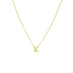 Collier letter 40 - 42 - 44 cm 14k geelgoud