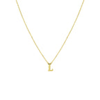 Collier letter 40 - 42 - 44 cm 14k geelgoud