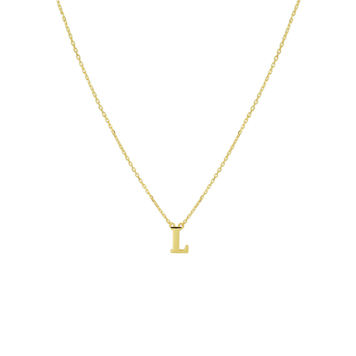 Collier letter 40 - 42 - 44 cm 14k geelgoud