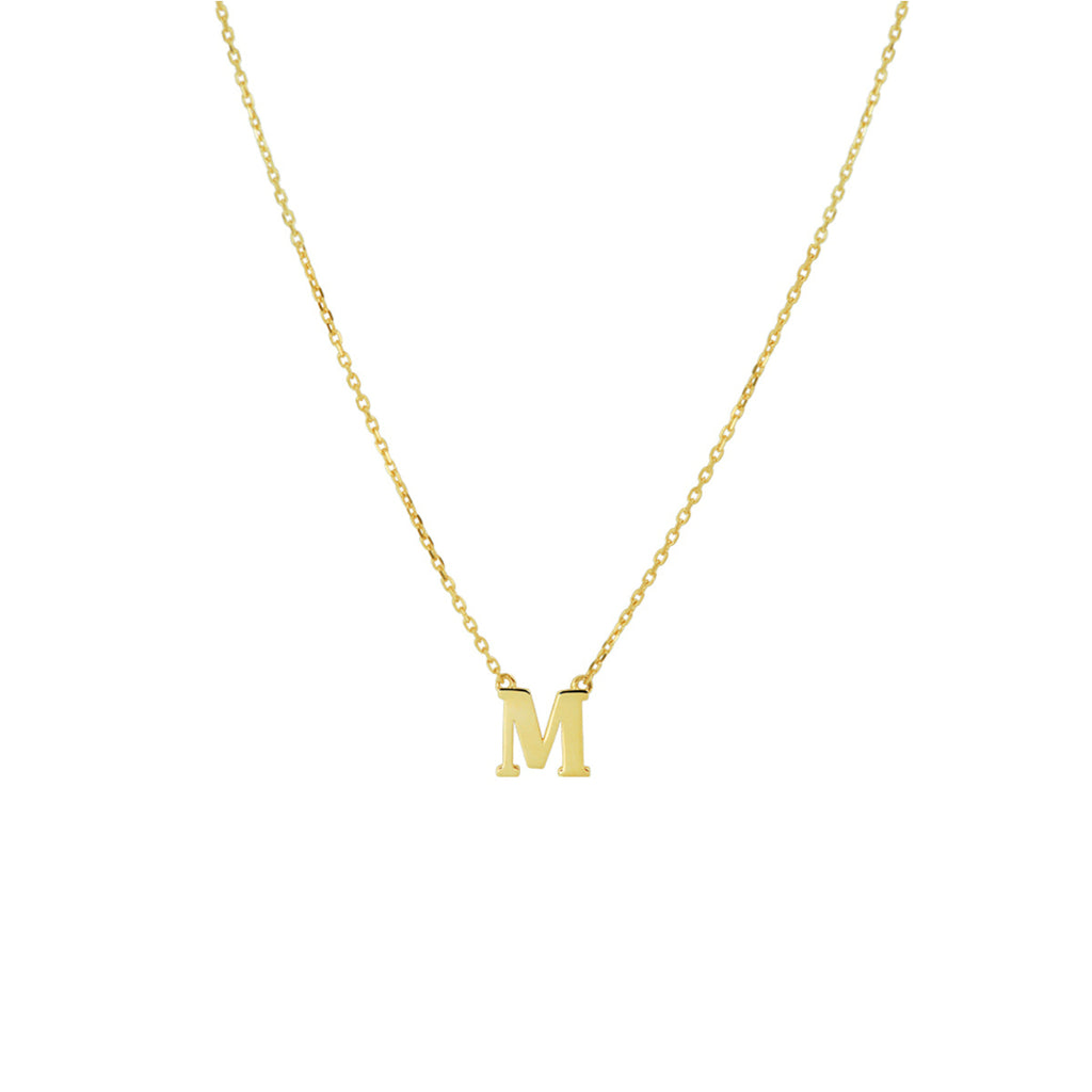 Collier letter 40 - 42 - 44 cm 14k geelgoud