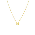 Collier letter 40 - 42 - 44 cm 14k geelgoud
