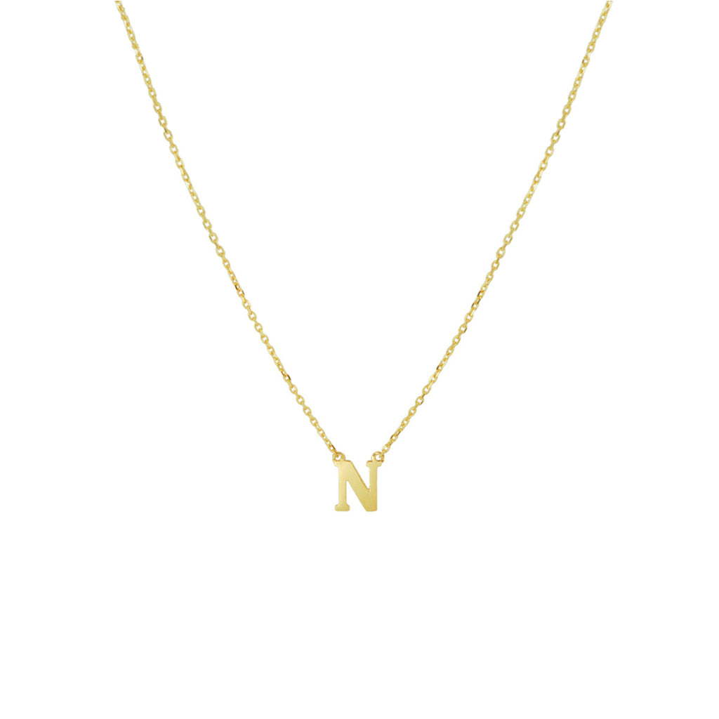 Collier letter 40 - 42 - 44 cm 14k geelgoud