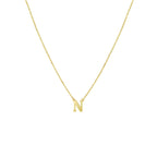 Collier letter 40 - 42 - 44 cm 14k geelgoud
