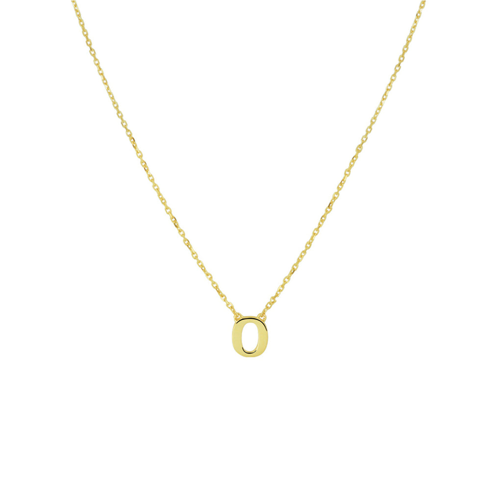 Collier letter 40 - 42 - 44 cm 14k geelgoud